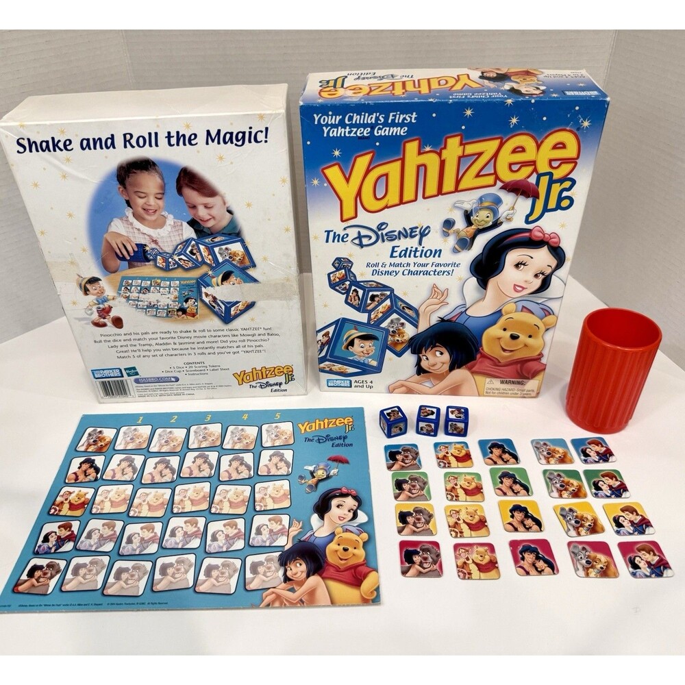 Yahtzee Jr The Disney Edition Parker Brothers